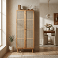Doğal Hazeranlı Masif Çam Ahşap Dolap Büfe - Atelier İstanbul