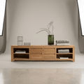 Minimalist Masif Çam Ahşap TV Ünitesi - Atelier İstanbul