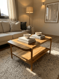 Natura Oval Masif Meşe Orta Sehpa - Atelier İstanbul