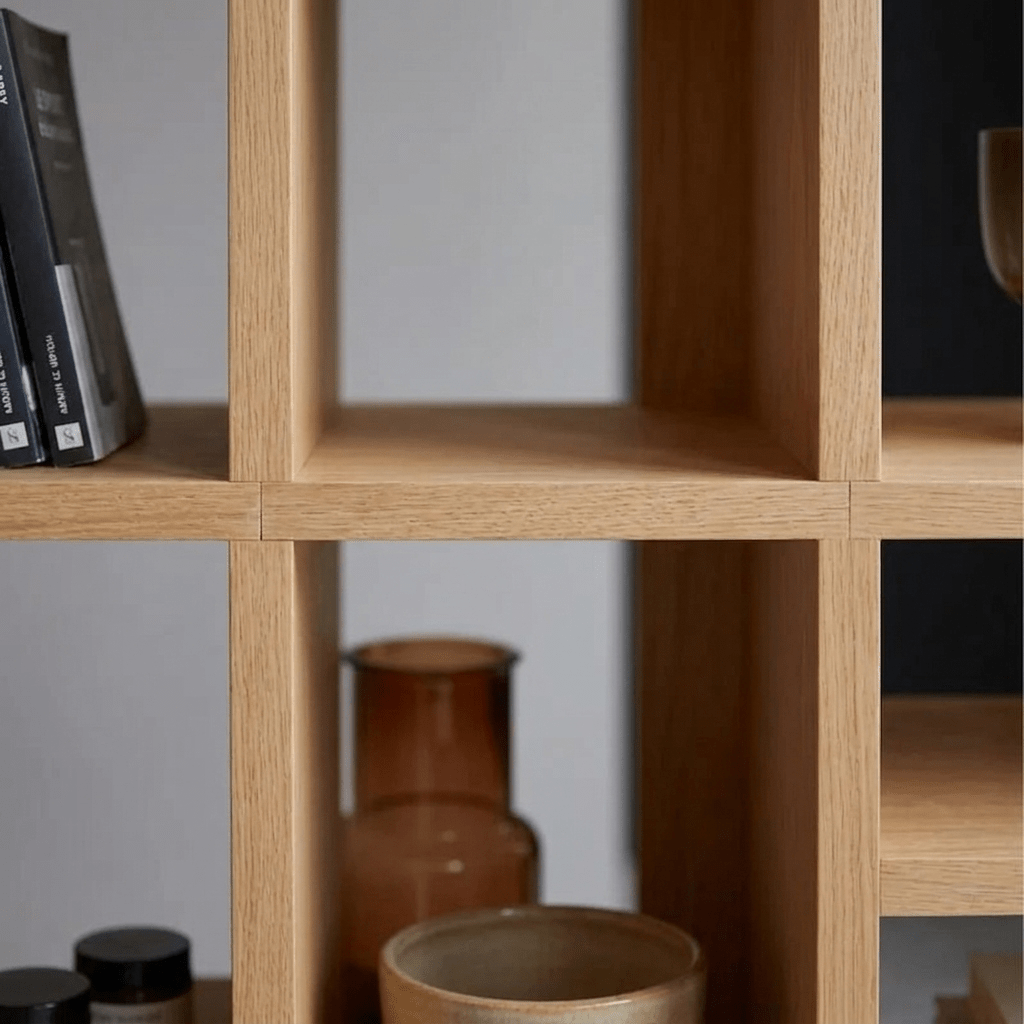 Nordic Asimetrik Masif Çam Kitaplık - Atelier İstanbul