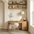Nordik Tarz Çekmeceli Masif Çam Çalışma Masası - Atelier İstanbul