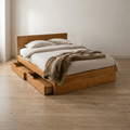 Nova Çekmeceli Masif Çam Platform Karyola - Atelier İstanbul