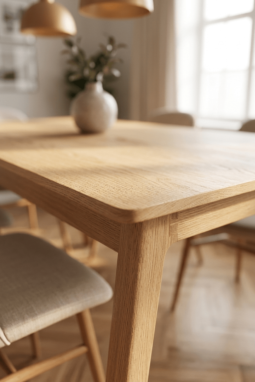 Odense Konik Ayak Masif Çam Yemek Masası - Atelier İstanbul