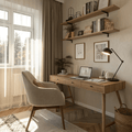 Retro Tarz Üç Çekmeceli Masif Kayın Çalışma Masası - Atelier İstanbul