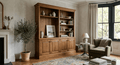 Stockholm Asimetrik Masif Çam Açık Kitaplık - Atelier İstanbul